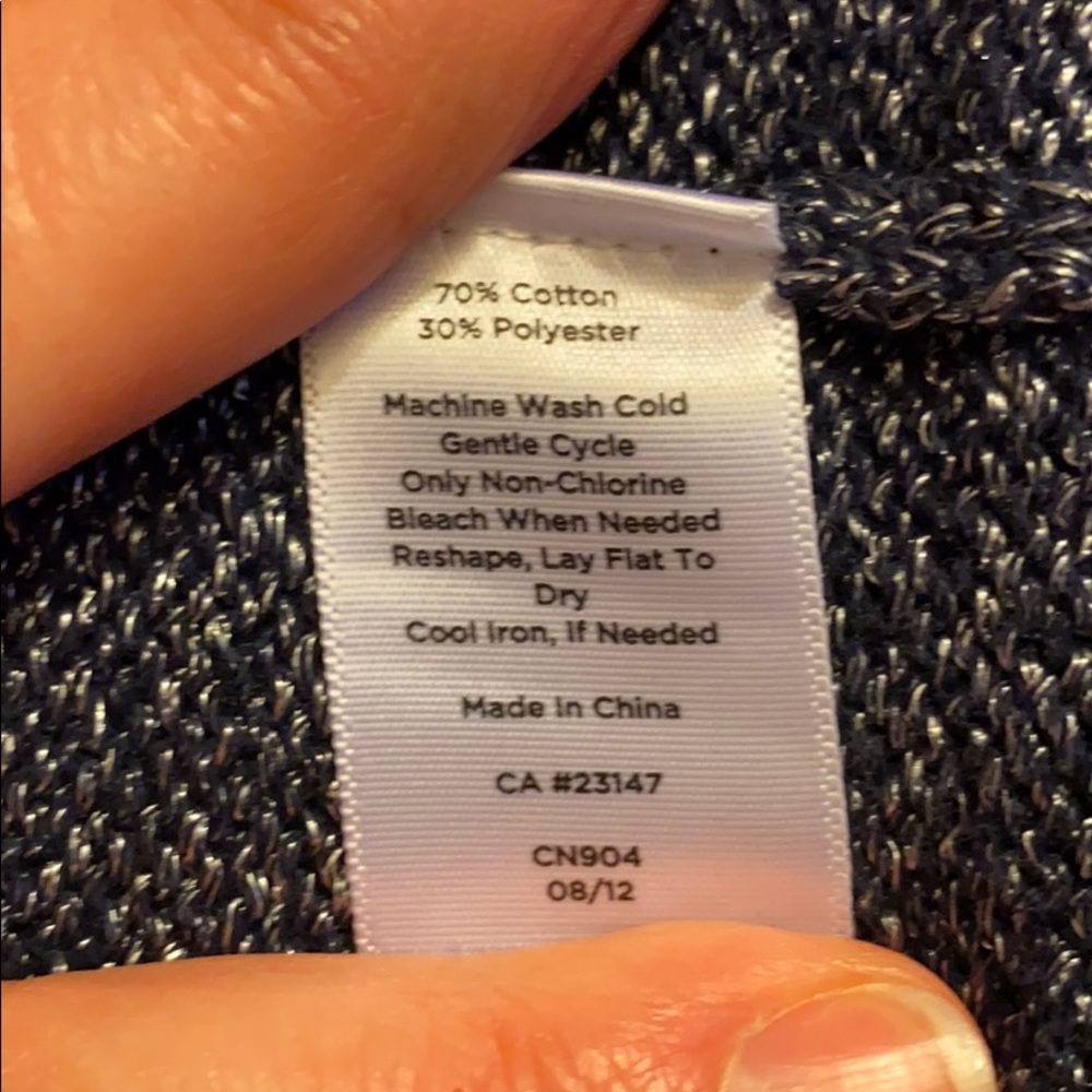 Talbots Open Front Cardigan Sweater - Picture 4 of 6